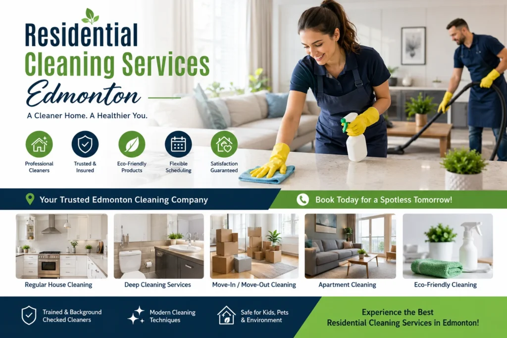 Residential Cleaning Services Edmonton: A Complete Guide for Homeowners